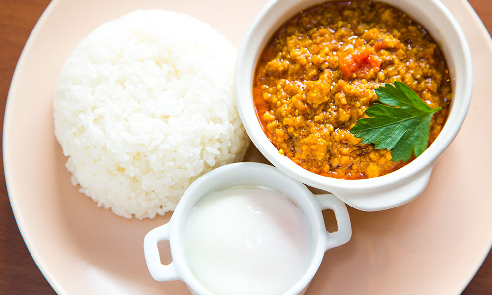Keema curry is also recommended